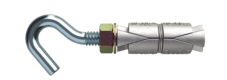 Double Expansion Anchor with J-Bolt - DJ