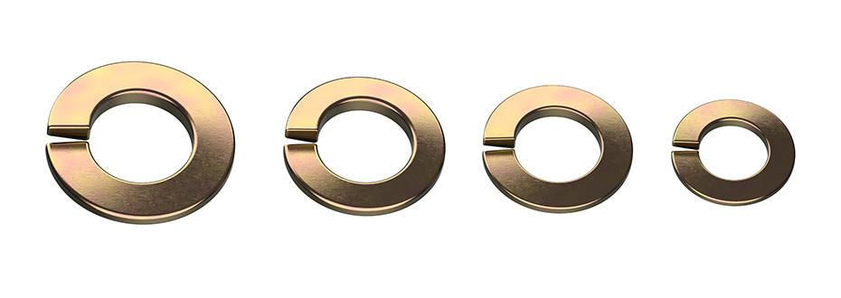 Spring Lock Washer (Yellow zinc plated) SW-YZ